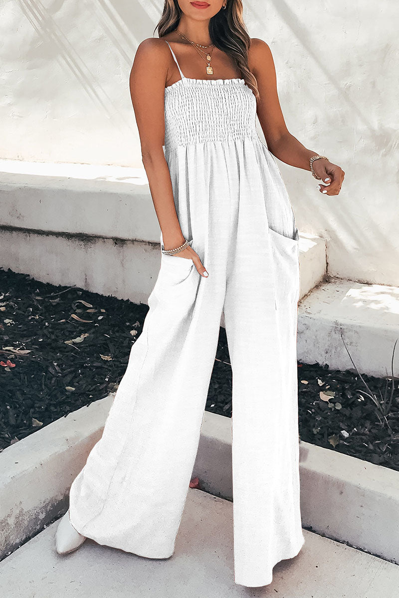 Rose Breathable jumpsuits - wedding guest jumpsuit - petite jumpsuit