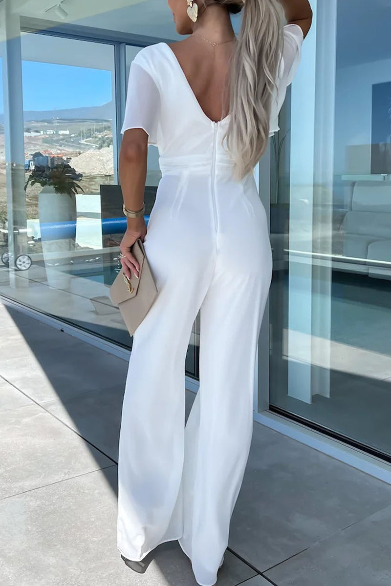 Zoey Lightweight jumpsuits - wedding guest jumpsuit - petite jumpsuit