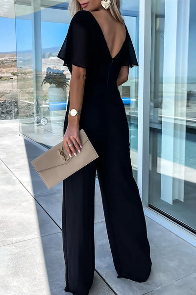 Zoey Lightweight jumpsuits - wedding guest jumpsuit - petite jumpsuit