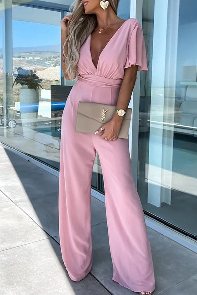 Zoey Lightweight jumpsuits - wedding guest jumpsuit - petite jumpsuit
