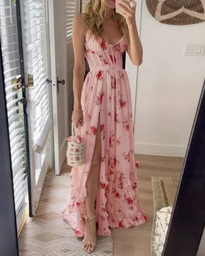Couture-moda | Elegant Floral Lace Midi Dress - Image 5