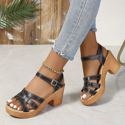 Halcyon Trendy Sandals - platform sandals - sandals for women