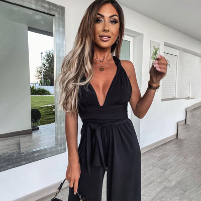 Ellie Luxurious jumpsuits - wedding guest jumpsuit - petite jumpsuit