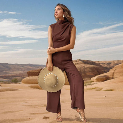 Paisley Breathable jumpsuits - wedding guest jumpsuit - petite jumpsuit