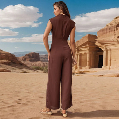 Paisley Breathable jumpsuits - wedding guest jumpsuit - petite jumpsuit
