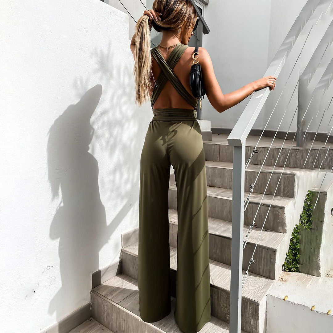 Ellie Luxurious jumpsuits - wedding guest jumpsuit - petite jumpsuit