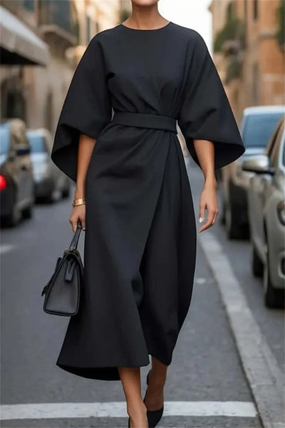 Brand | Women's Midi Dress - Stylish A-Line - Elegant Wear - Image 7