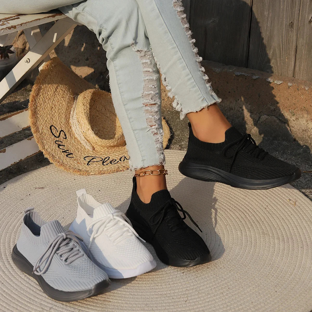 Isolde Trendy womens trainers - running shoes - sneakers